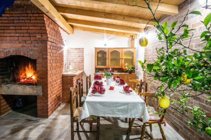 Aussenbereich, House Nada apartment mit Jacuzzi, Muntić, Istrien, Kroatien Muntić